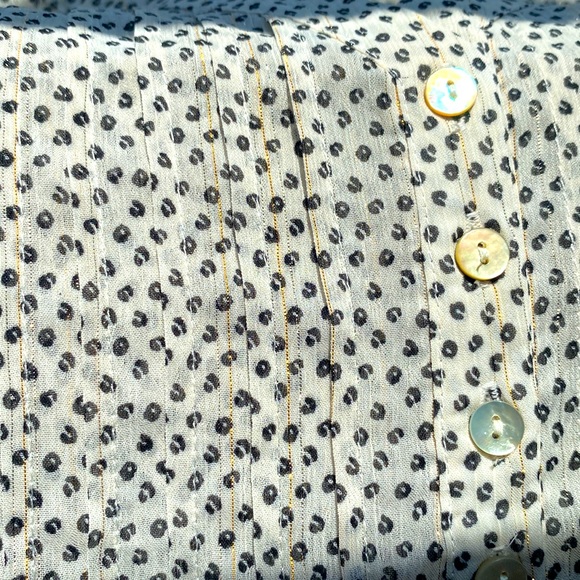 Rose + Olive Sheer Printed Tank - Picture 6 of 8